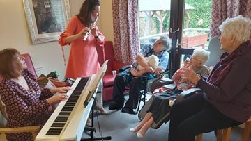 Sheffield care home alive with the sound of music